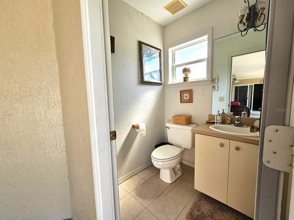 Half a bathroom