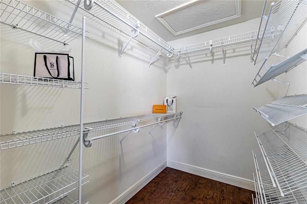 Wire Rim Closet Organizer