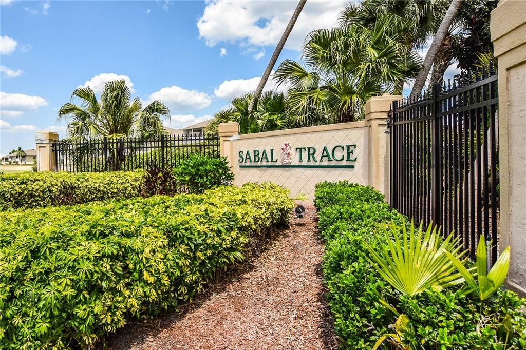 Entrance To The Community Of Sabal Trace