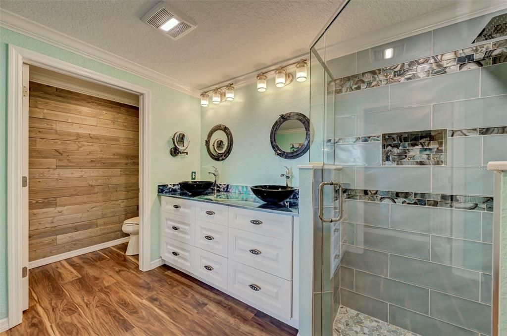 Master Bathroom with Walk-In Hydro-Therapy Spa Tub