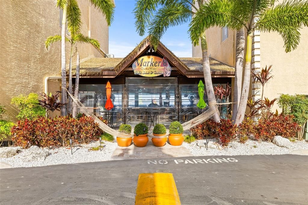 Marker 8 Tiki Bar- Live entertainment available and located close to the unit.