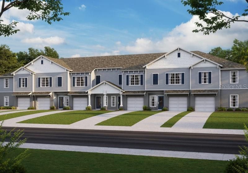 Artist's Rendering Calusa Creek Townhomes Building 1