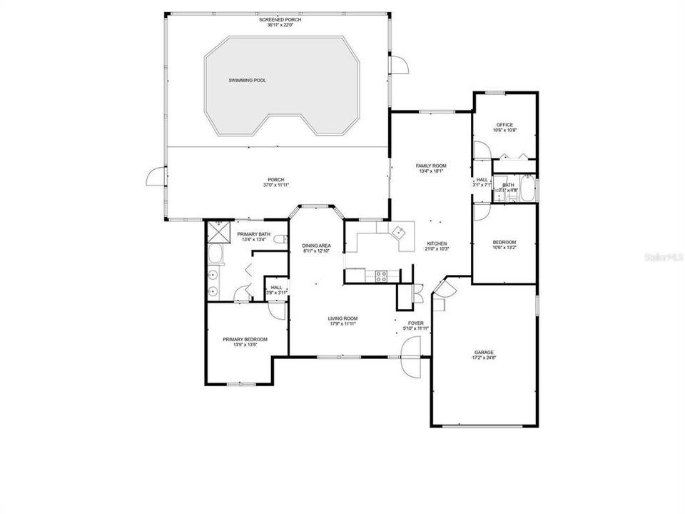 approxiamate room dimensions