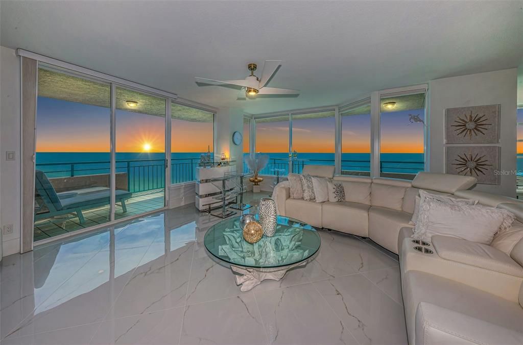 Contemporary Inspired Interior Design with a Back Drop of Fabulous Nightly Sunsets!