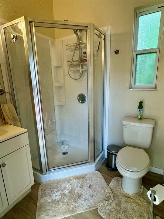Extra bathroom in shed