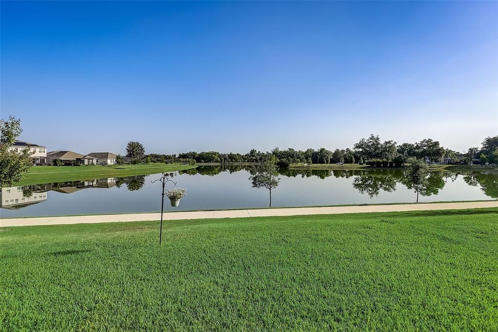 Beautiful & serene views, walk along the water and stroll right onto the Cross Seminole Trail