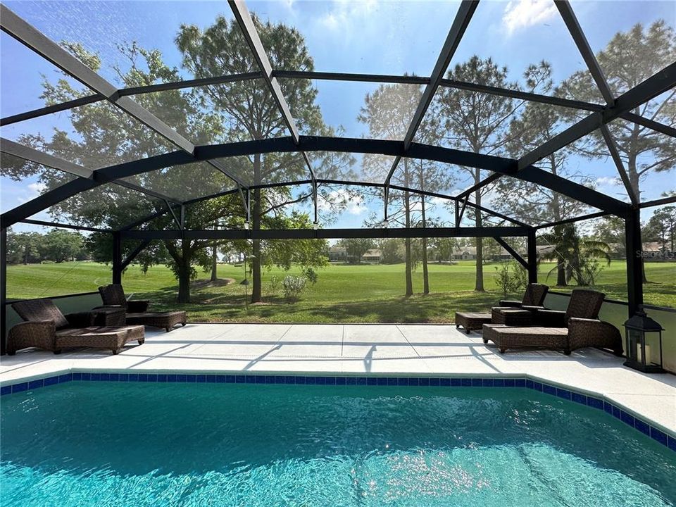 Extended Pool deck withPanoramic Pool Screen