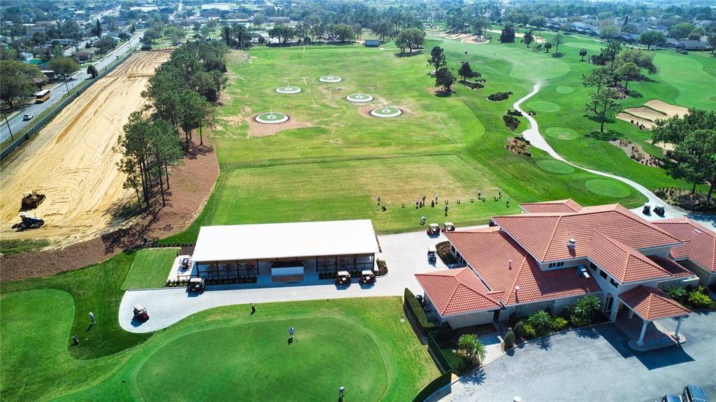 Clubhouse & driving range