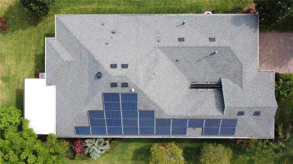Energy efficient solar powered home generates year-round savings.