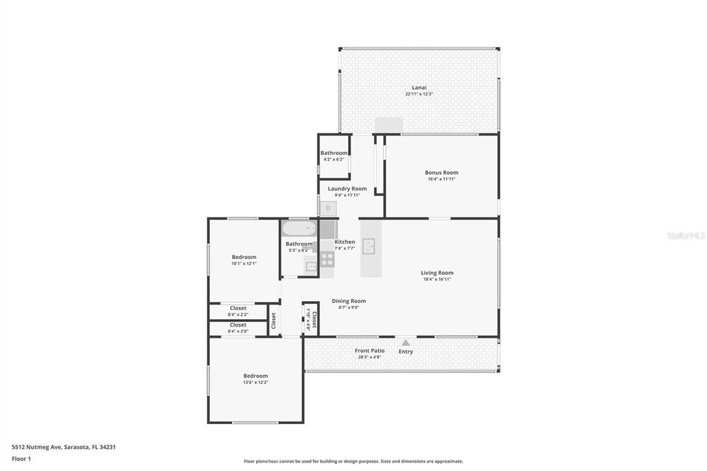 Active With Contract: $390,000 (2 beds, 2 baths, 1236 Square Feet)