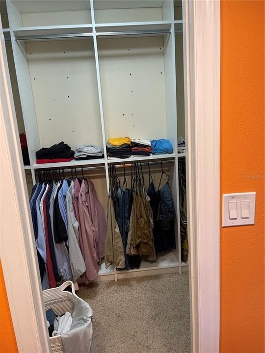 Primary closet