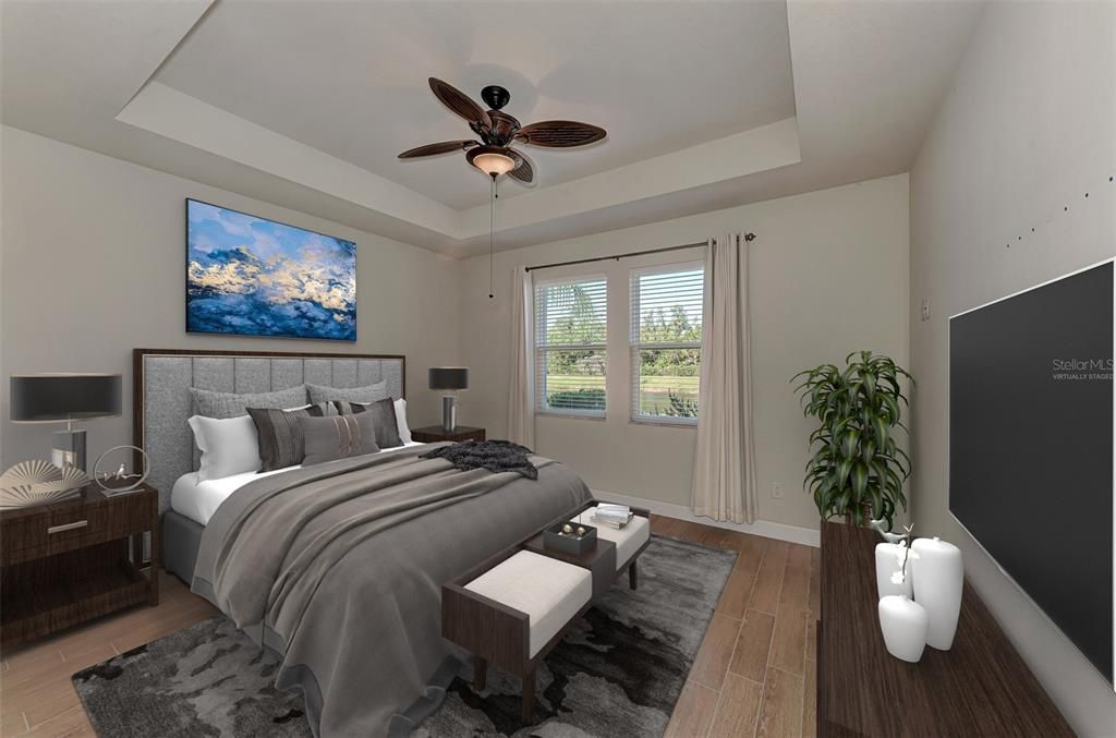 Master Suite Virtually Staged