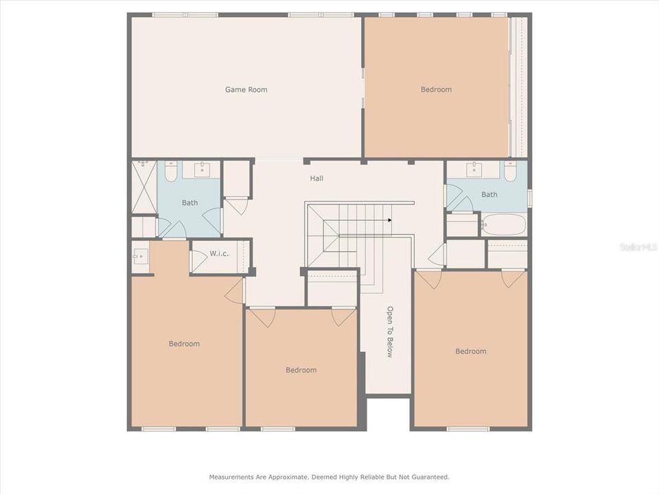 Second Floor -floor plan