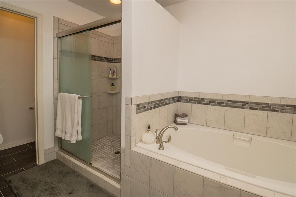 Master Ensuite Bath - Garden Tub, Separate Shower, Private Water Closet