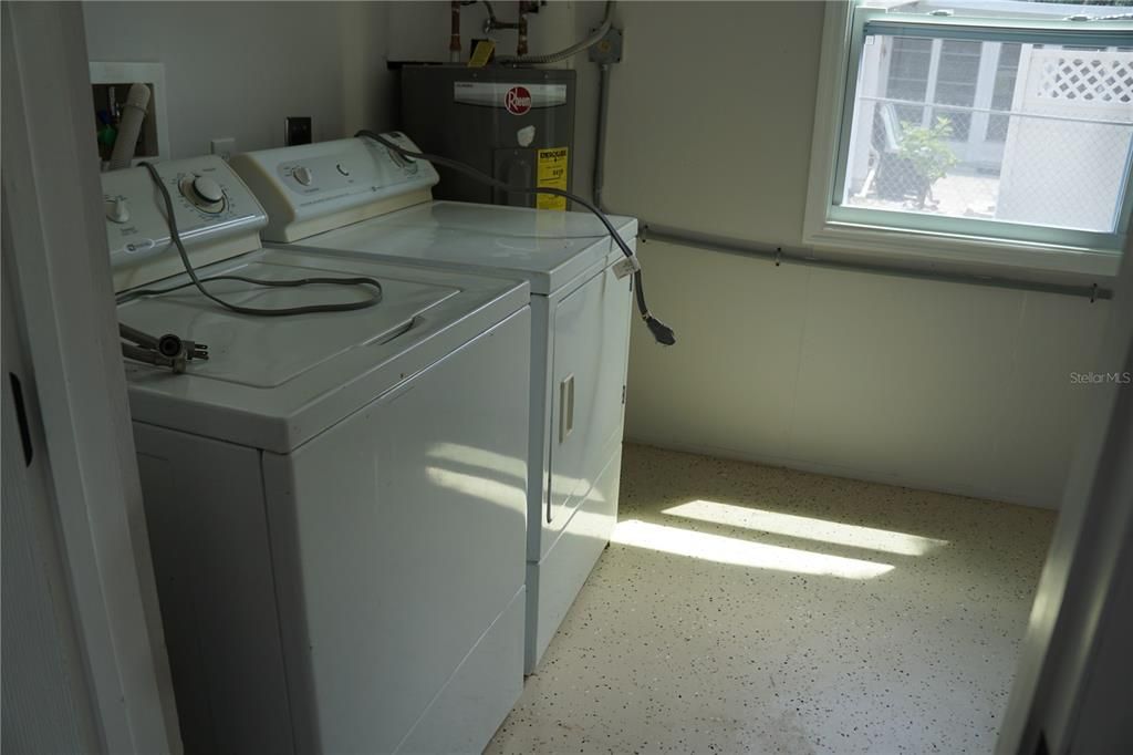 Utility Room.  W/D go with home but are not guaranteed.  They are in working condition.