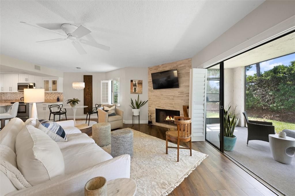 Living room - Screened porch.