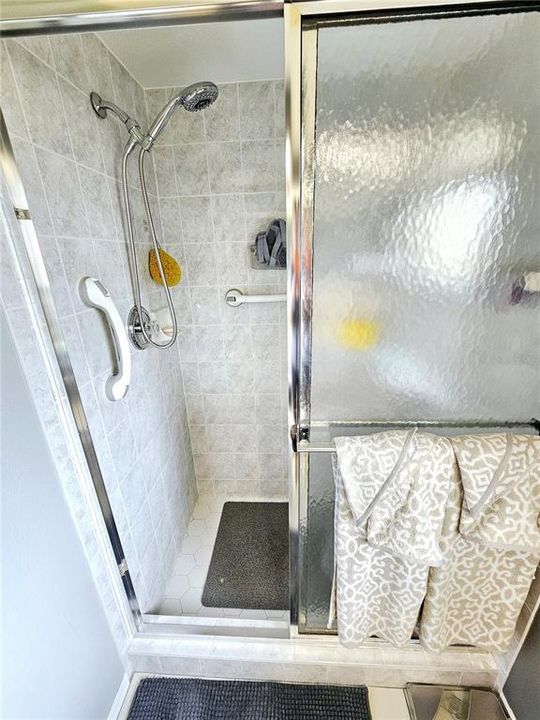 Primary Bathroom shower no tub