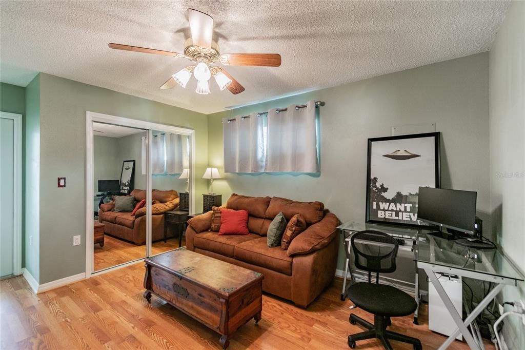 Second bedroom with access to the patio