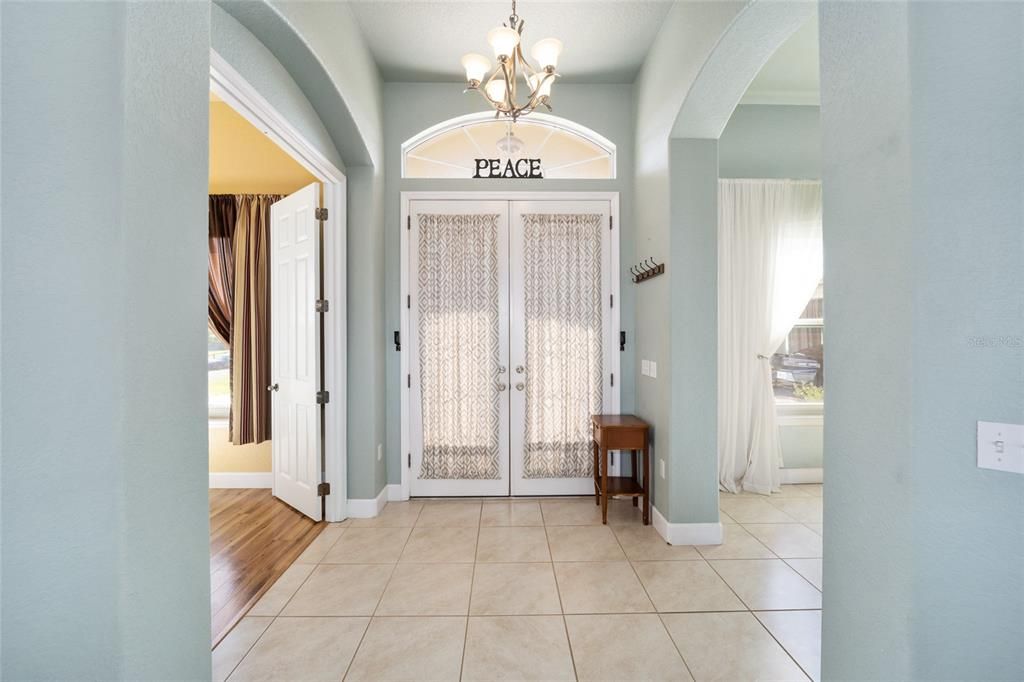 Foyer looking towards door.