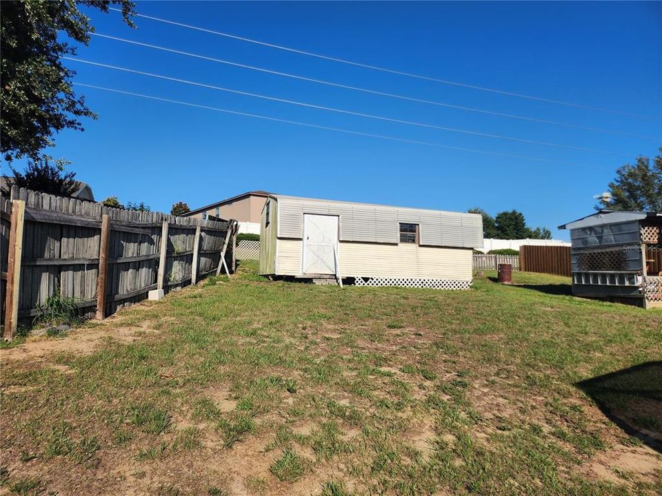 Left Side and Storage Shed