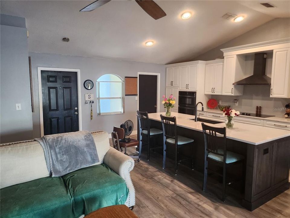 Living Room Kitchen