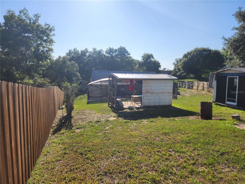 View from Back of yard back fence