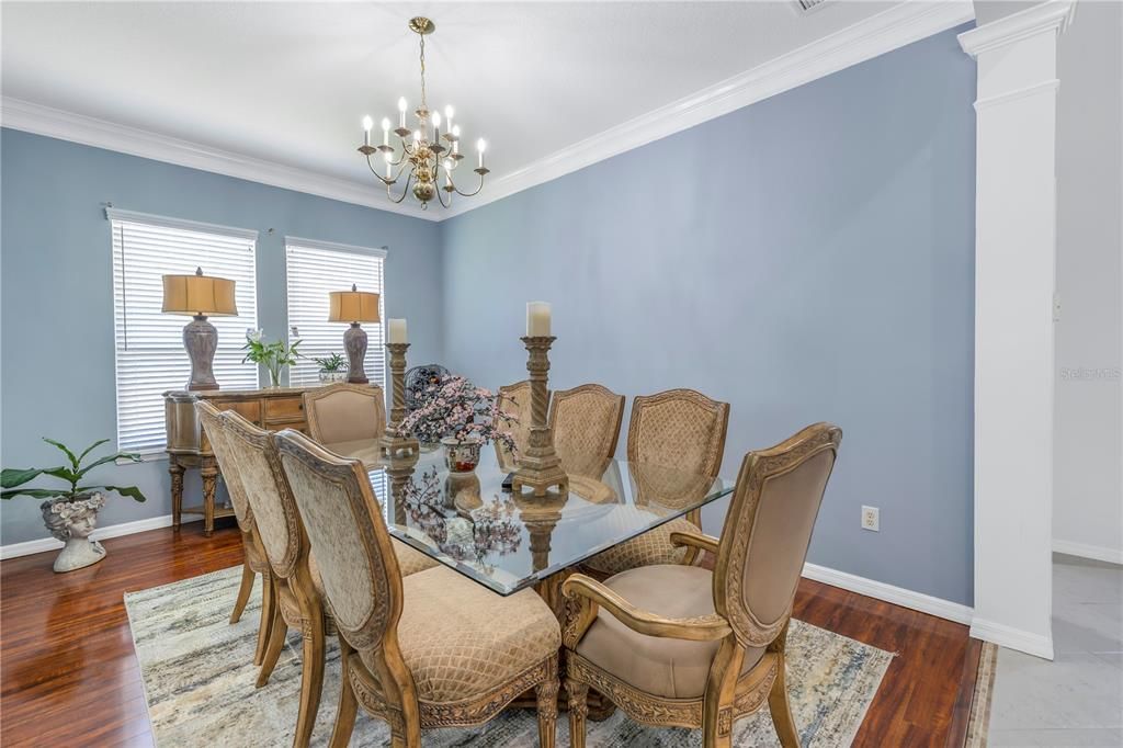 Large Dining Area Open To Kitchen