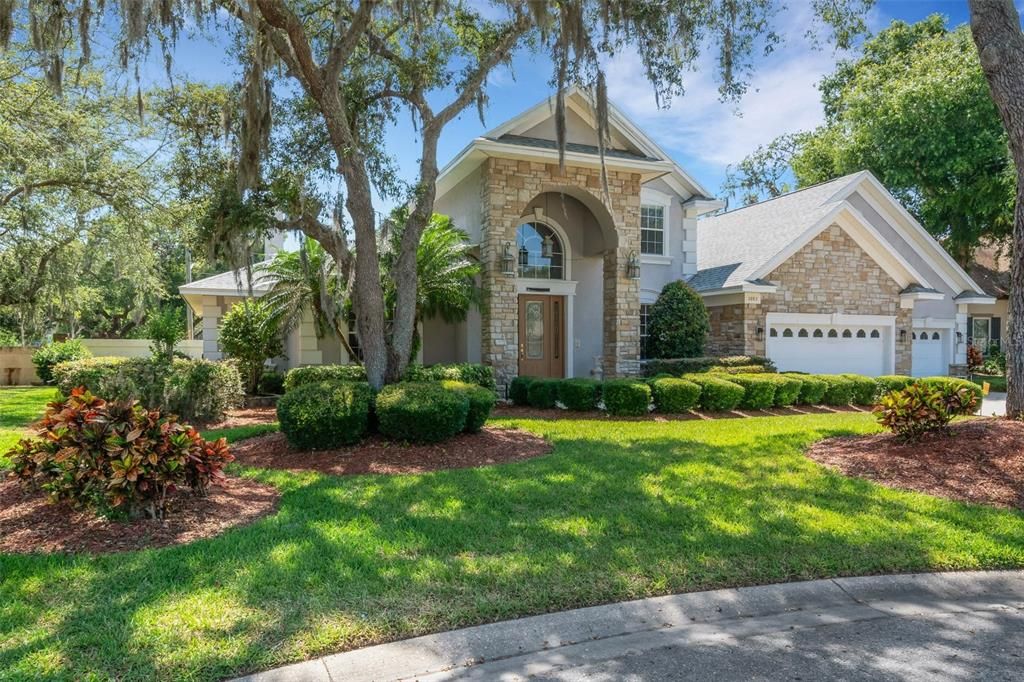 This wonderful pool home features 4 bedrooms, 3 full bathrooms and 2 half baths, along with a terrific bonus room &  3 car garage.