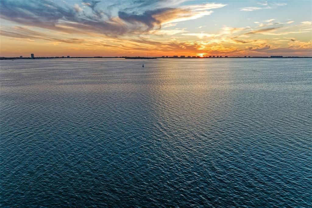 Sarasota Bay at Sunset