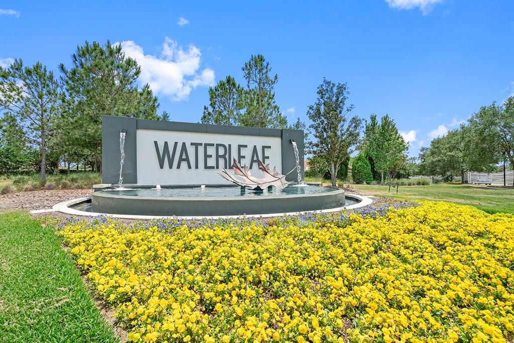 Waterleaf is a Gated Community