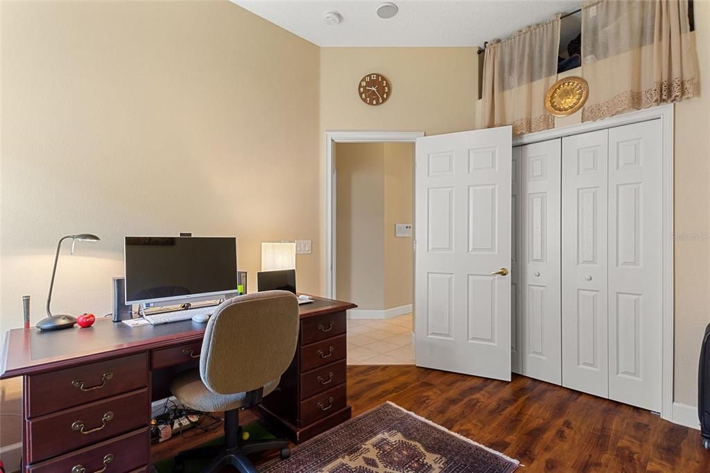 Guest room 3 is used as an office