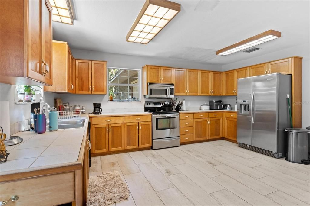 Kitchen with Stainless Steel Appliances