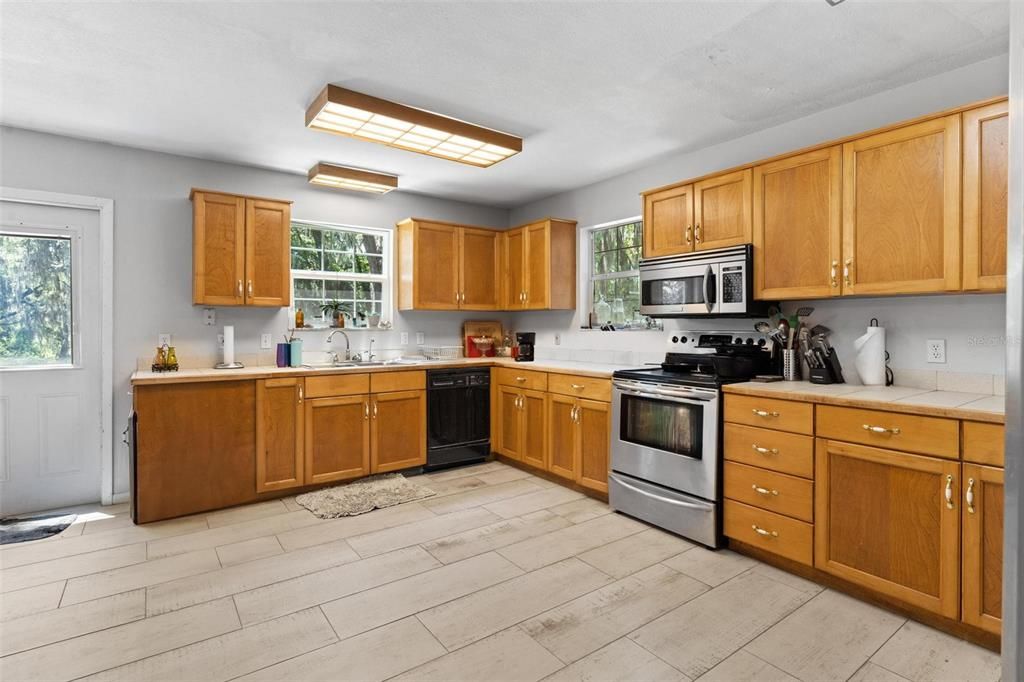 Kitchen with Plenty of Storage