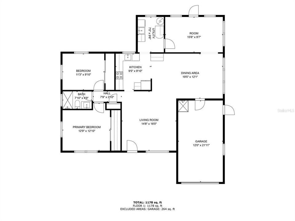 Active With Contract: $299,880 (2 beds, 1 baths, 1300 Square Feet)