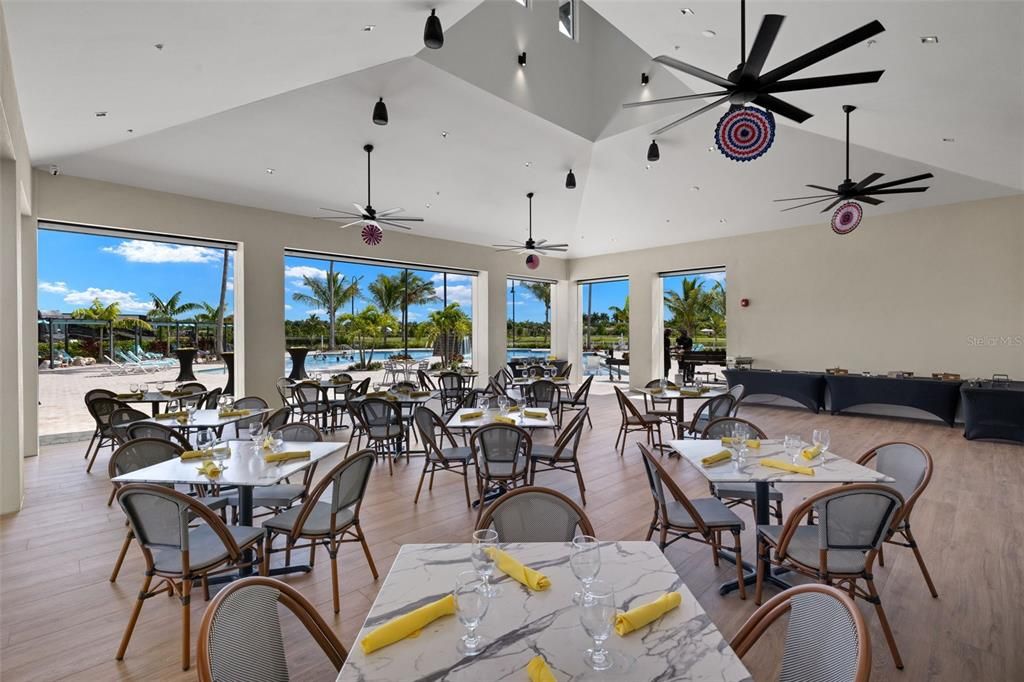 Laguna Caribe fine dining and pool view