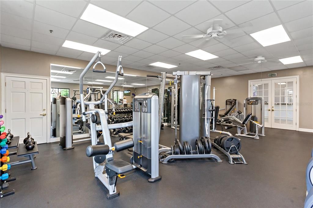 WHO NEEDS A GYM WHEN THIS IS YOUR COMMUNITY FITNESS CENTER!