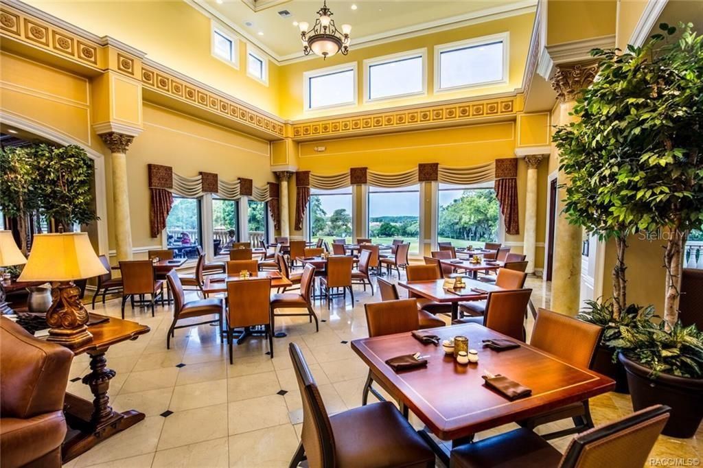 Enjoy fine dining overlooking the picturesque Skyview Golf course.