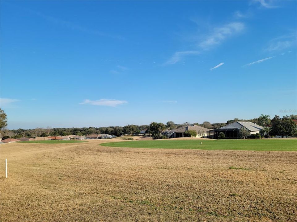 View from back of property looking toward the right of Golf Course, down the fairway.