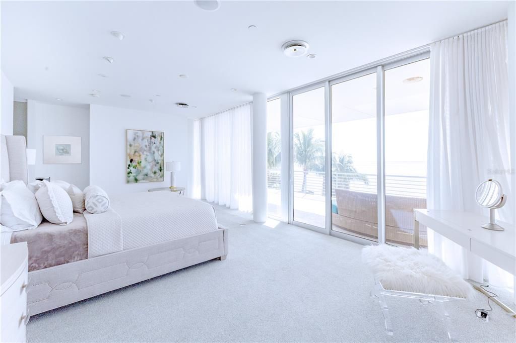 Master bedroom with open panoramic views