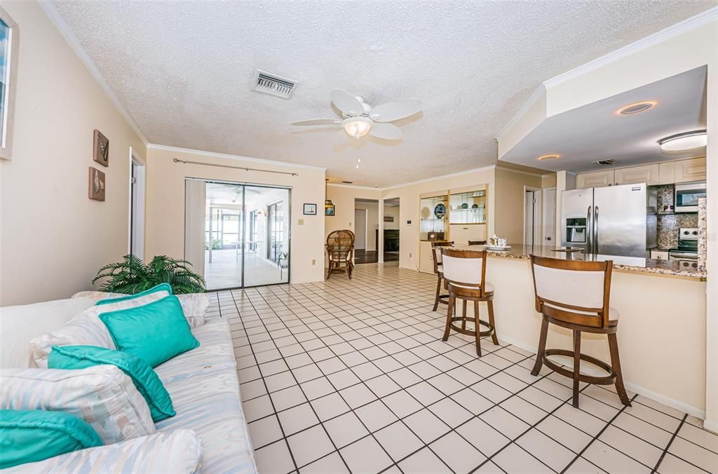 Family Room Open to Kitchen