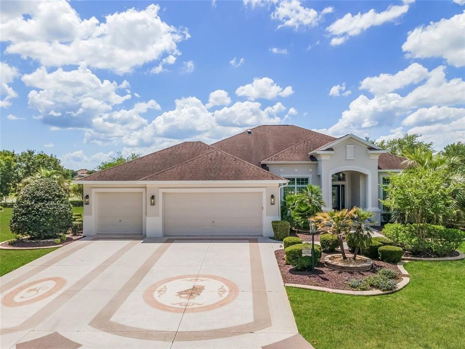 This ST. CHARLES Premier home features 3 BR/ 3 BA/ 3 CAR GARAGE w/ 3018 sf LA, a serene PRAIRIE PRESERVE VIEW with a SALTWATER, HEATED SWIMMING POOL + SPA under a massive MANSARD SCREENED POOL ENCLOSURE