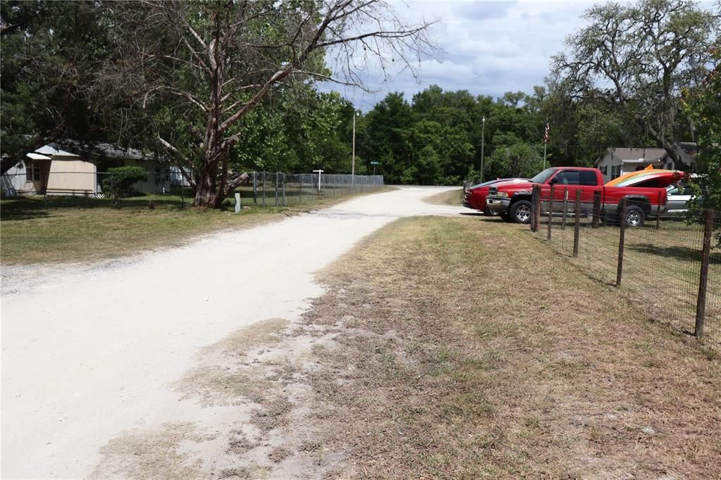 LEFT SIDE ROAD IN FRONT OF PROPERTY