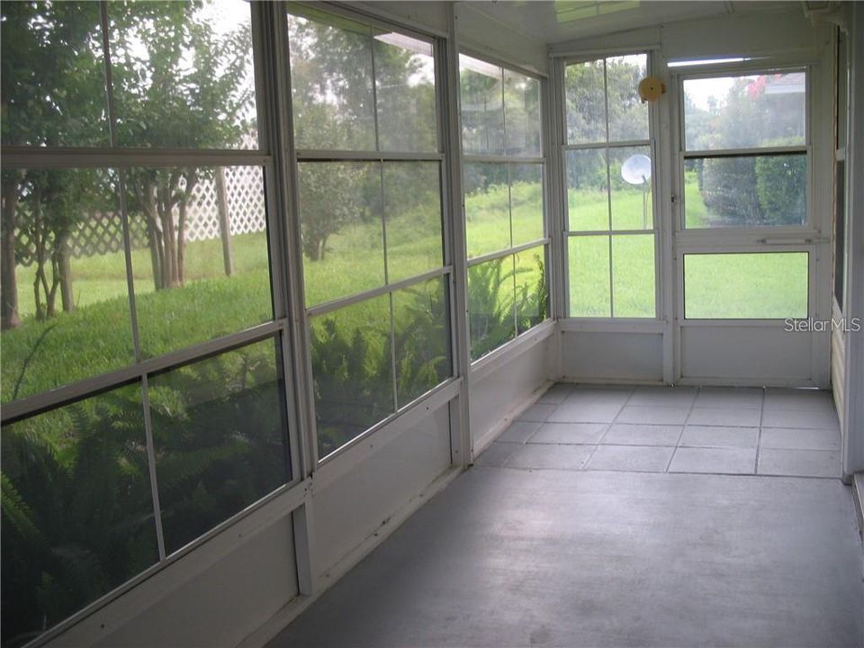 Rear porch