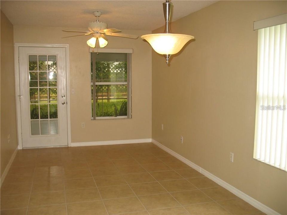 Dining area and Family room