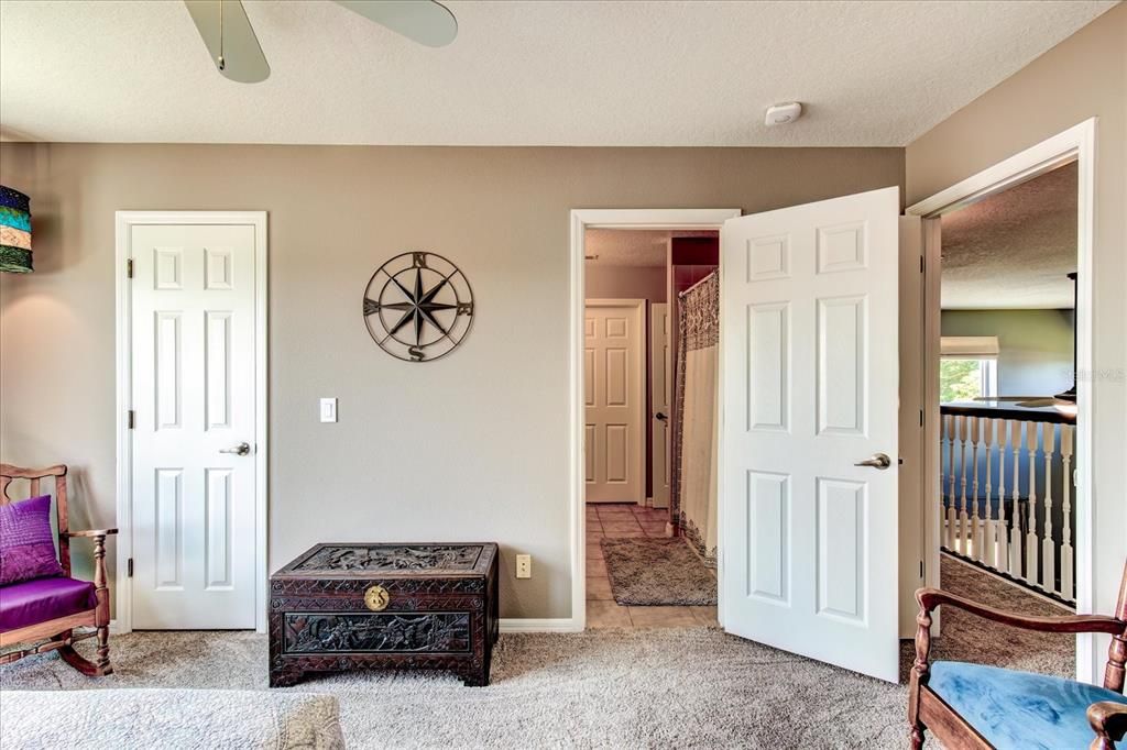 Bedroom 3 has a big walk-in closet.