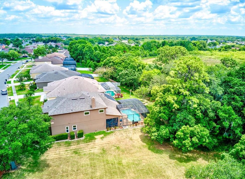 Huge HOA managed lot next to this home.