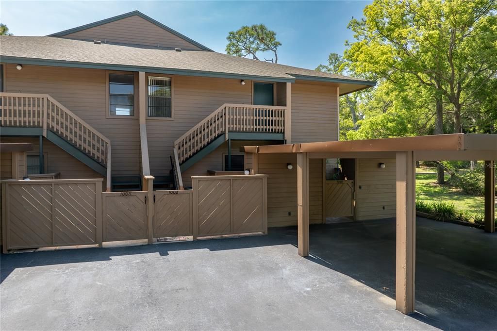 Upper floor Unit with assigned parking and storage closet