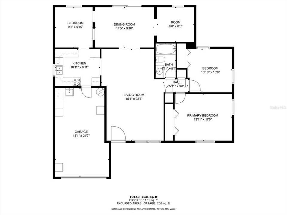 Active With Contract: $359,900 (2 beds, 1 baths, 1156 Square Feet)