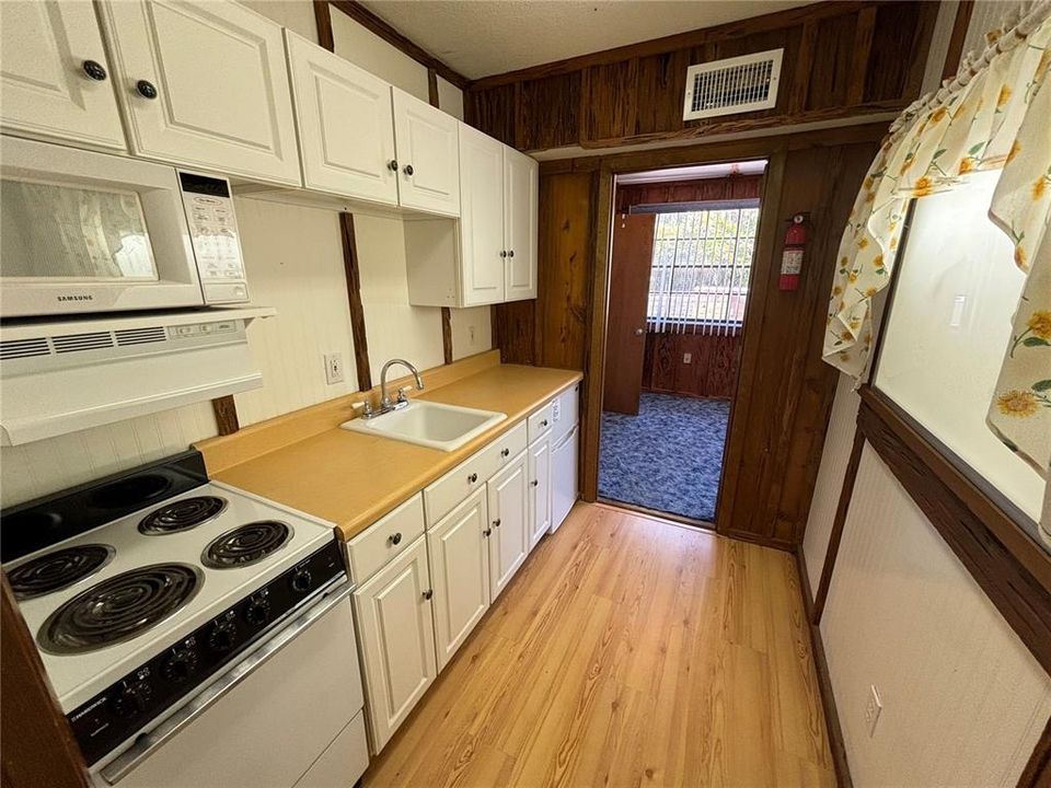 Kitchenette leading to MIL suite.