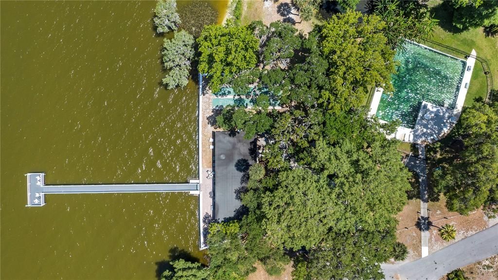 Pool and Dock Aerial